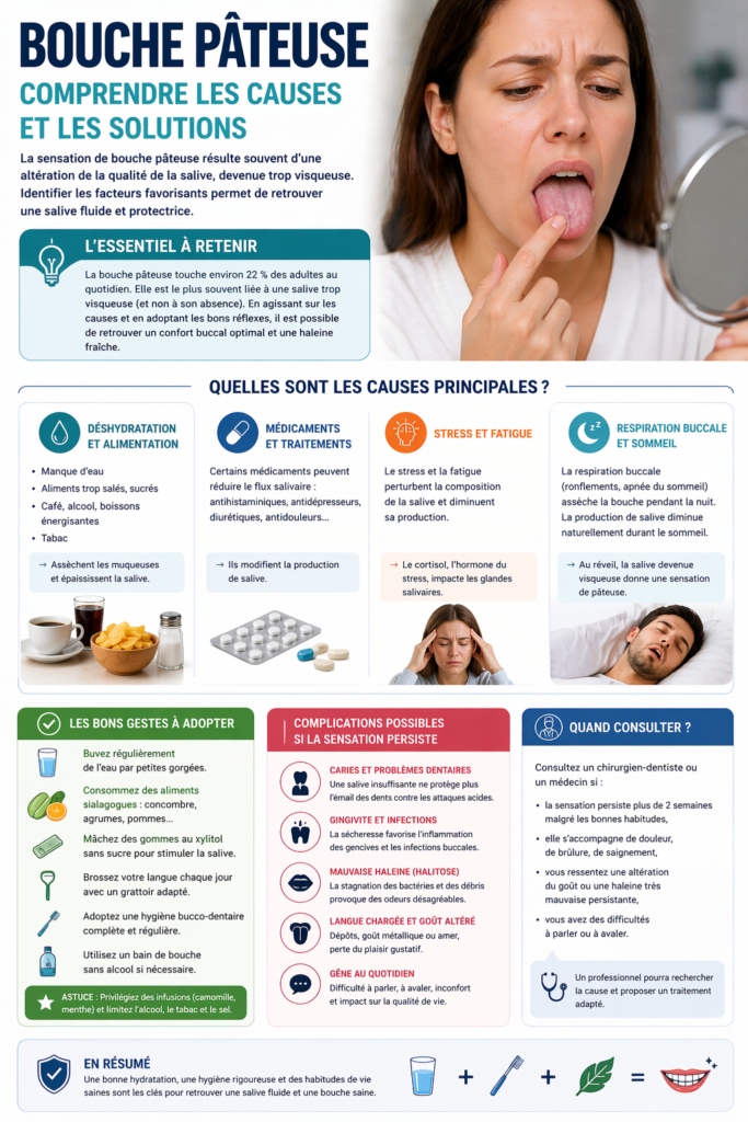 Bouche pâteuse comprendre les causes et les solutions