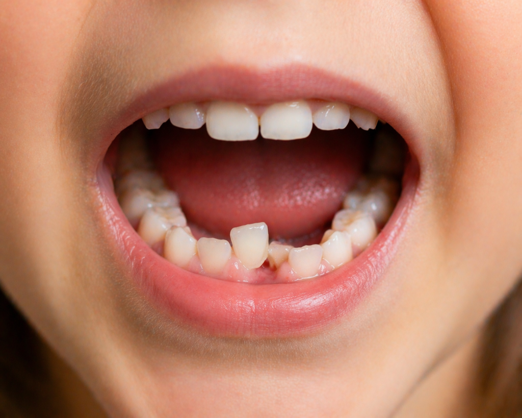 Comment aider votre enfant à arracher une dent de lait qui bouge