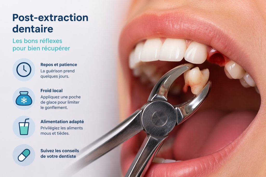 Que faire après une extraction dentaire ? Voici les bons gestions à appliquer.