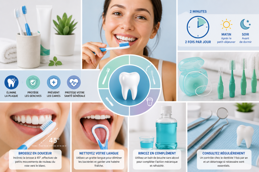 Une bonne hygiène grâce à cette routine bucco-dentaire reconnue par notre chirurgien dentiste dr Julien MOREL