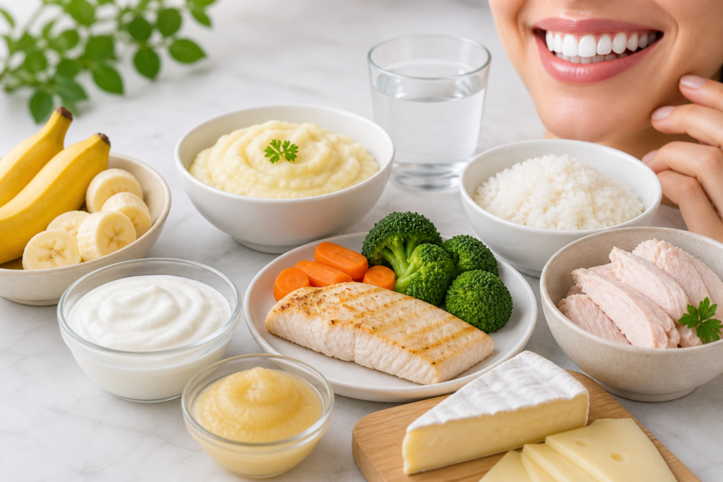liste des aliments à consommer après un blanchiment dentaire